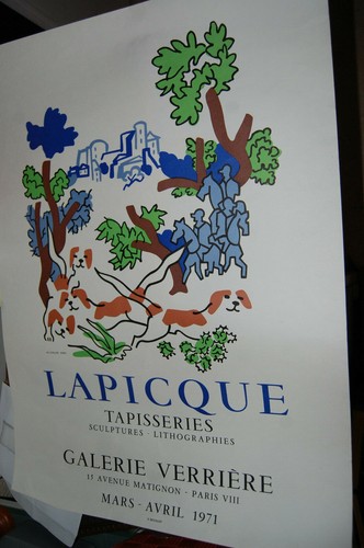 Affiche lapicque galerie - lapicque,