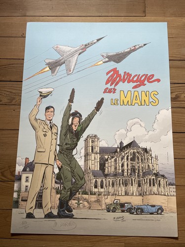 Affiche mirage sur mans - mirage, le