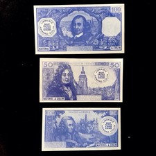 Lot 3 Faux billets banque 10