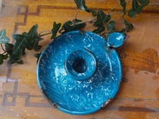 ANCIEN BOUGEOIR EMAILLE 