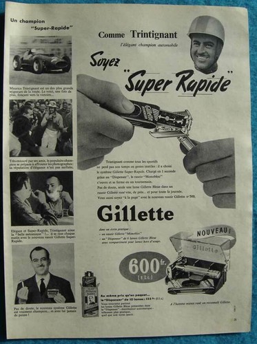Publicité papier rasoir - papier,