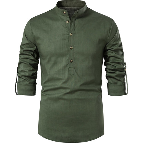 Chemise coton vintage homme - chemise,
