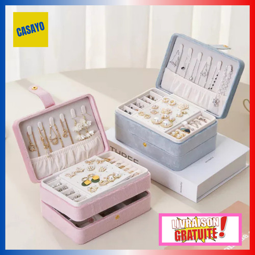 Boite bijoux velour et - à,