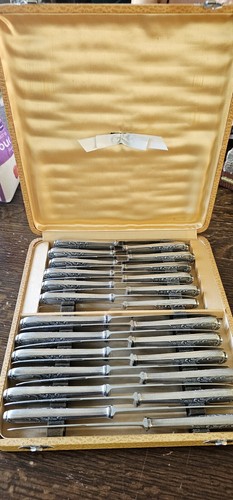Ancien coffret couteaux de - couteaux,