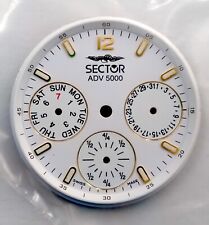 NOS Secteur ADV 5000 Chronographe Esfera Sphere 5215218030 Cadran Montre Vintage