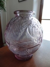 ancien vase boule en verre