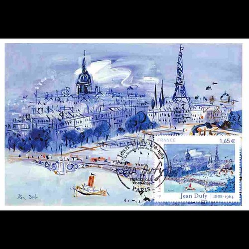Tableau jean dufy oblit - -,