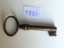 cle ancienne serrure porte meuble coffret tige foree creuse longueur 6,5 cm TF21