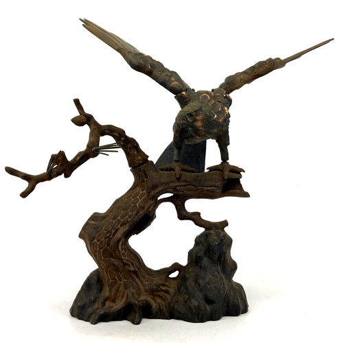 Ancienne statue japonaise - , en