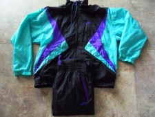 SURVÊTEMENT COMPLET VESTE PANTALON NIKE VINTAGE ANNEES 80/90