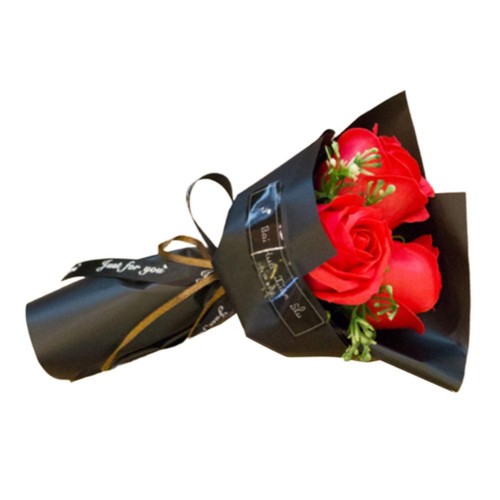 Valentine rose soap flower - valentine,