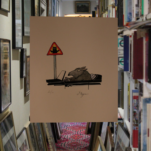 Tomi ungerer sérigraphie - tomi, ungerer,