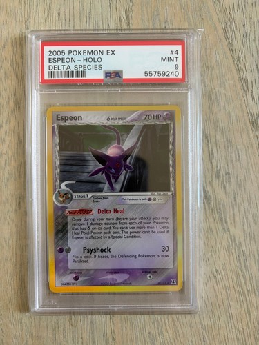 Carte pokémon mentali espeon - carte,