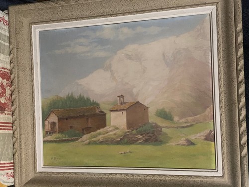 Tableau huile sur panneau