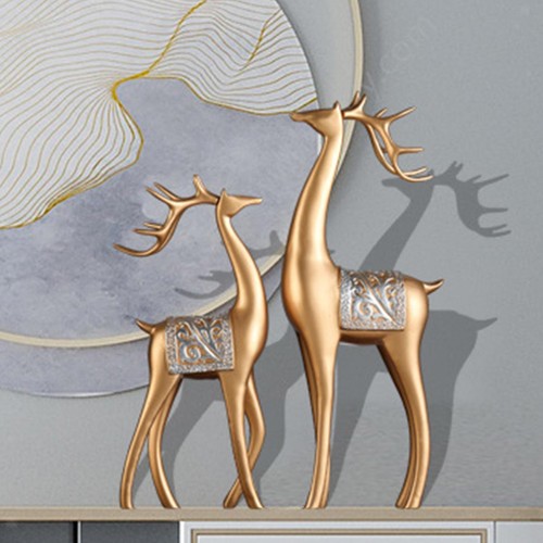 Sculptures cerf - de,