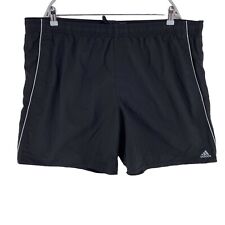 Adidas Noir Maillot de Bain Natation Short Caleçon Taille XXL 2XL