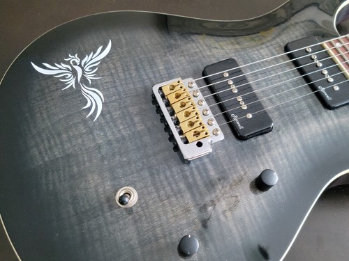 Guitar body phoenix bird - body,