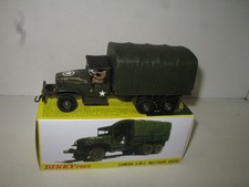 DINKY TOYS, Camion GMC militaire baché 809 version 2 complet "super dinky"    Z