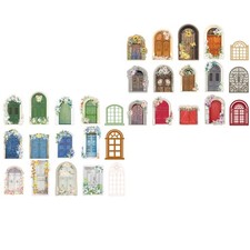  6 Sets Papier De Scrapbooking Vintage Fournitures Matériau Bricolage