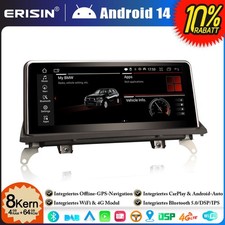 8-Core 10.25" CarPlay Android 14 Autoradio GPS BMW X5 E70 X6 E71 CCC DAB 4G+64GO