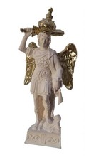 Saint Michel Archange Statue - Petite Statuette avec Couronne épée et Ailes d...