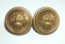 LOT DE 2 BOUTONS INFANTERIE  III° REP. - 15 mm - Fbt La Belle Jardinière