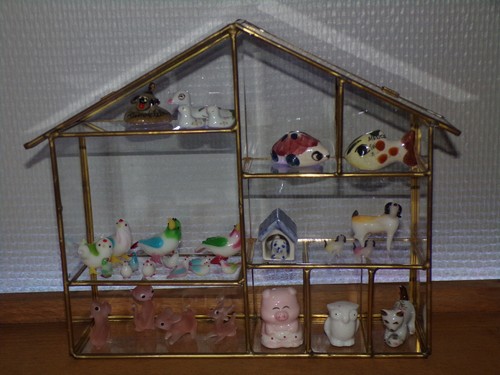 Vitrine etagère verre et - en,