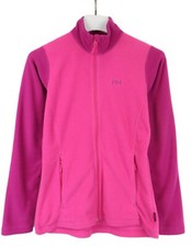 HELLY HANSEN Polartec Sweatshirt Femme Taille M Zippé Complet Fleece Poches