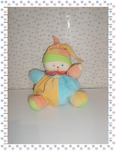 Doudou boule lutin clown - doudou,
