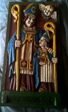 Ancien panneau sculpture - panneau,