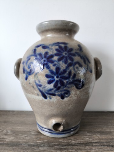 Ancien pot grès émaillé - pot,