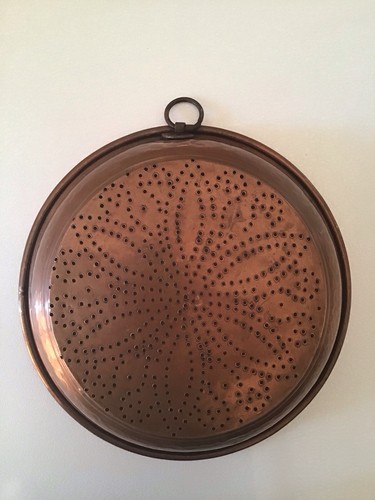 Ancienne passoire cuivre - ancienne,