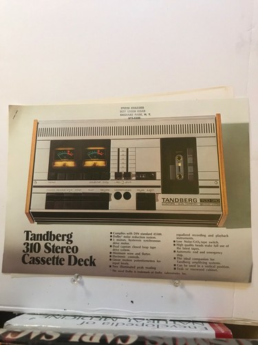 Original tandberg tcd 310 - original, tcd-310