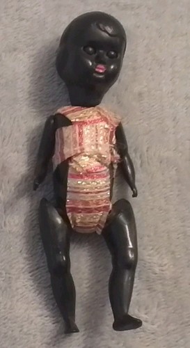 Ancien petit poupon noir - poupon,