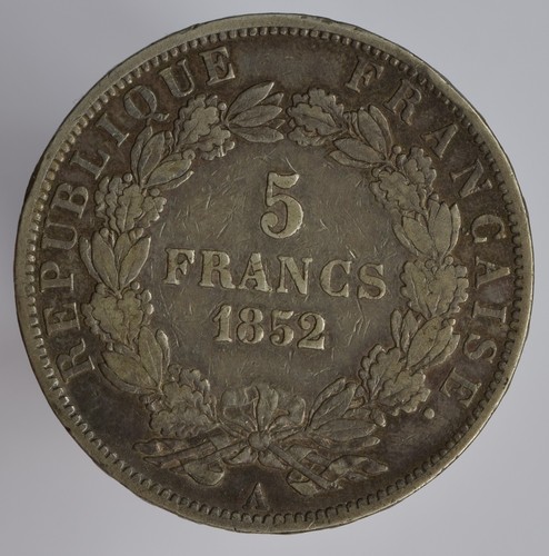 Francs argent 1852 - argent, a
