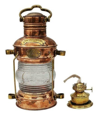 Lampe pétrole ancre - à,