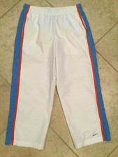 New Nike Size S(4-6) Womens White FitDry Athletic Capri Sportswear Pants 