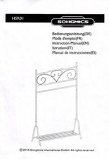 Vestiaire portant avec étagère à chaussures, neuf, Hxl: 173x90cm, couleur noire