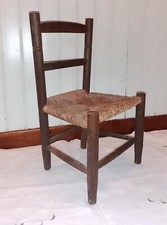 Ancienne chaise bois assise