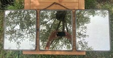 BEAU MIROIR BARBIER TRYPTIQUE