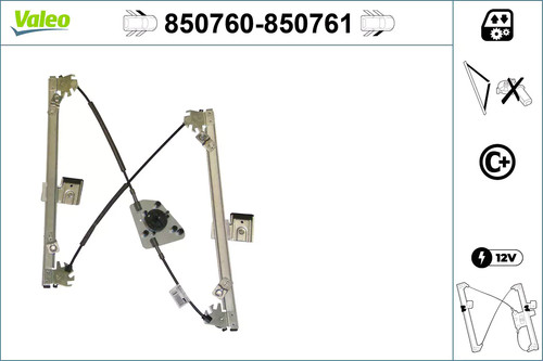 Lève vitre avant - valeo, 850761