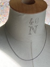 Collier Chaîne Argent Massif 925 - 3,5 g - 45 cm Bijoux Vintage