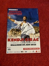 Flyer Dédicacé Autograph Kendji Girac Vivre