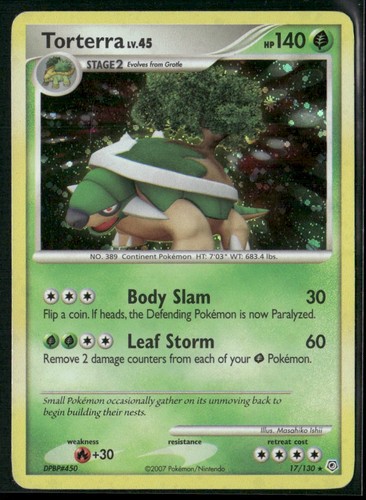 Torterra 130 diamond - #17/130, &