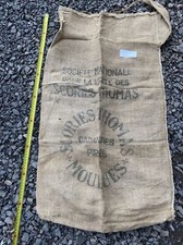 N. 9 ancien Sac toile de jute