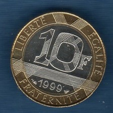 10 Francs Génie 1999 Provenant BU 25 000 Exemplaires - Vème République, 1959-