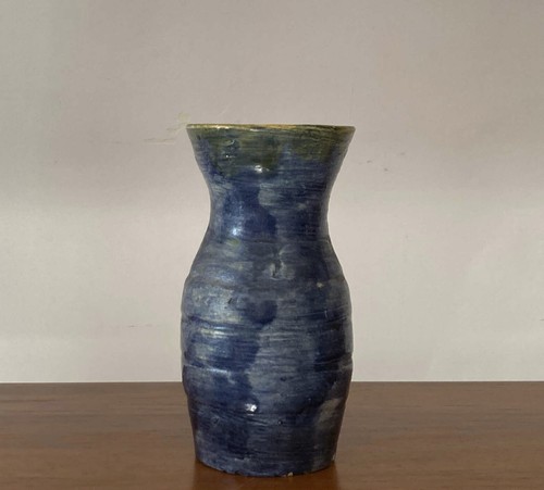 Vase ancien soliflore grès - soliflore,
