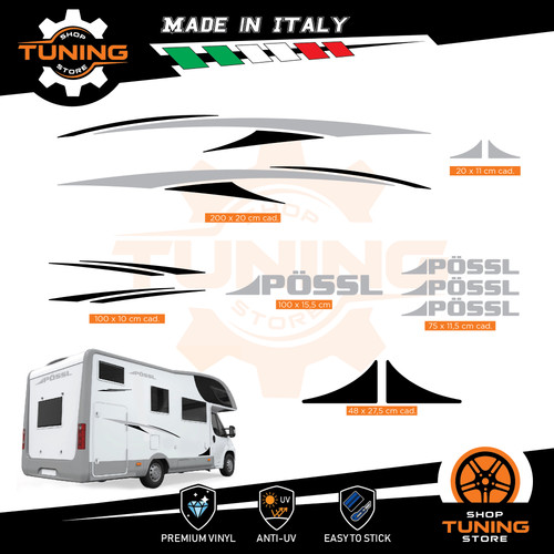 Autocollants camper kit - autocollants, de