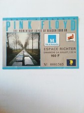 Billet Concert Collector Pink Floyd The Momentary Of Reason Tour 88 Space...