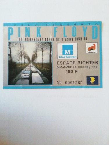 Billet concert collector - billet, pink